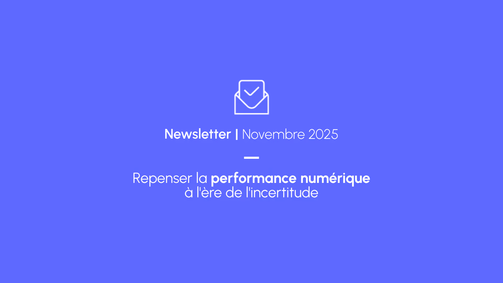 Newsletter Constellation - Novembre 2025